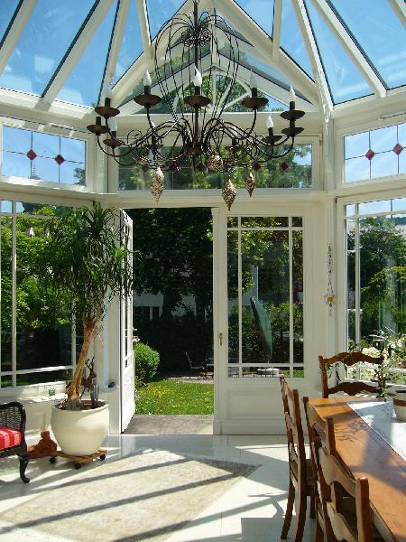 Wintergarten in Attendorn im Sauerland Innenansicht Eingangsbereich